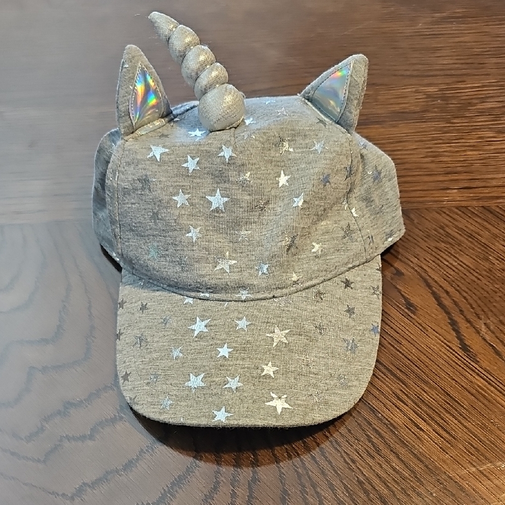 Justice Silver Star Unicorn Hat for Kids